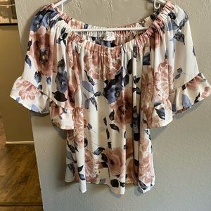 Floral crop top